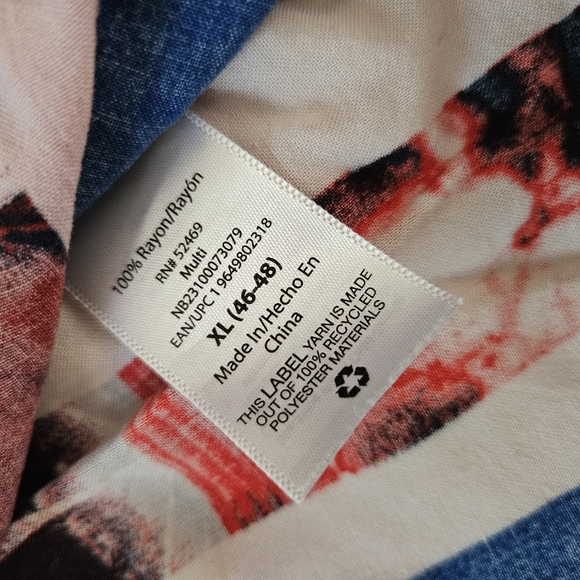 No Boundaries Men's Casual Short Sleeve Button Down Shirt Size XL - Picture 7 of 7